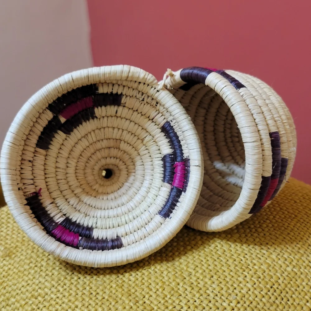 African Basket - Uganda - Petite Virunga Wishing Basket